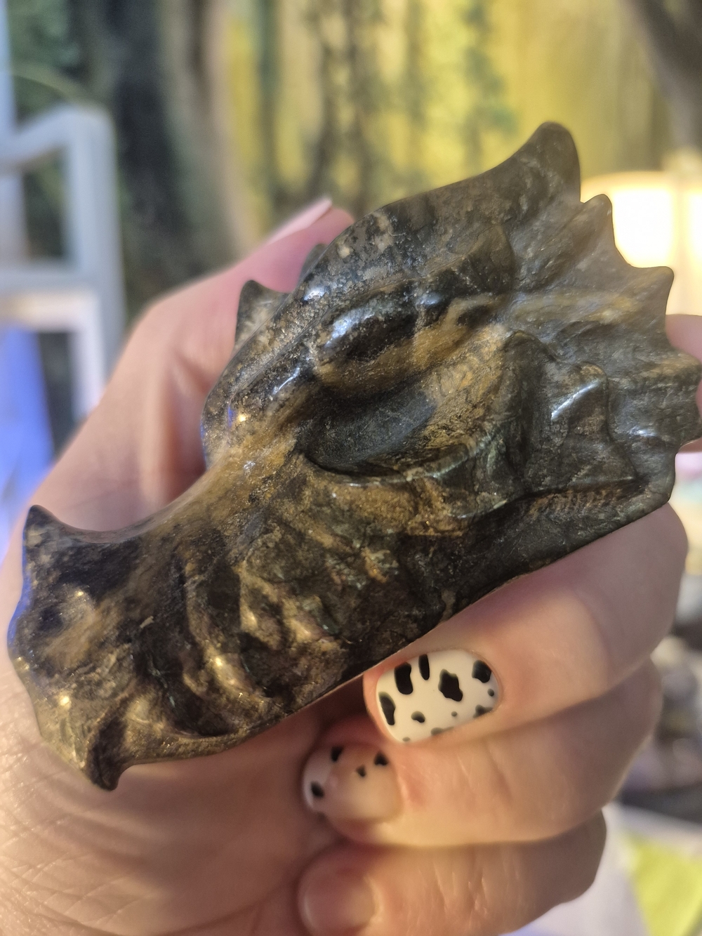 Pyrite Dragon Head